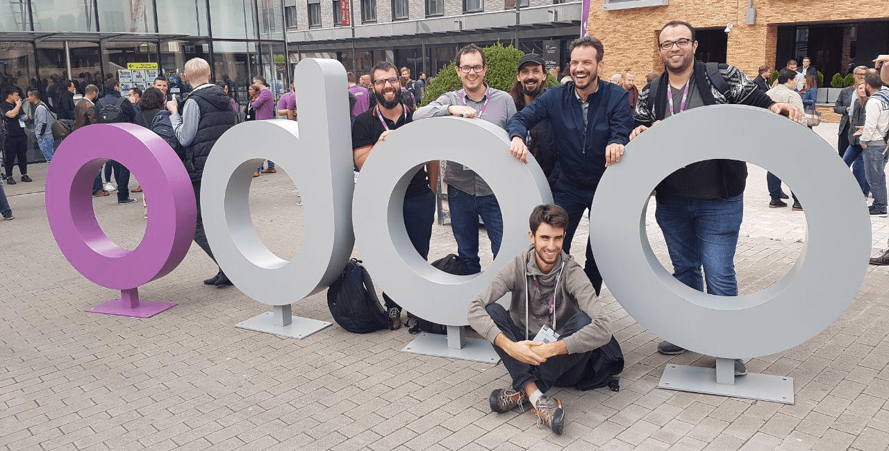 Equipe Hodei lors du Odoo expérience 2020