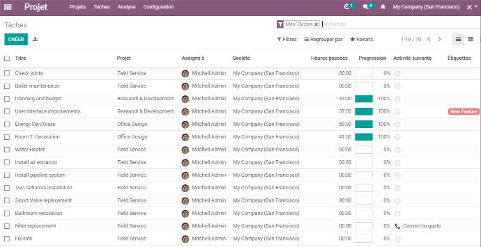 image application projets Odoo image application projets Odoo